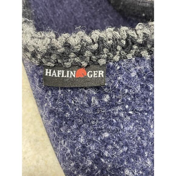 Haflinger Wool Felt Clog Slipper Shoe Women's Size EU 37/ US 6.5 Blue Casual - Picture 9 of 10